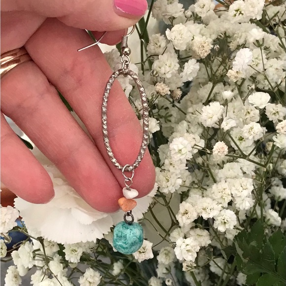 Glass Beaded Earrings - Picture 4 of 5